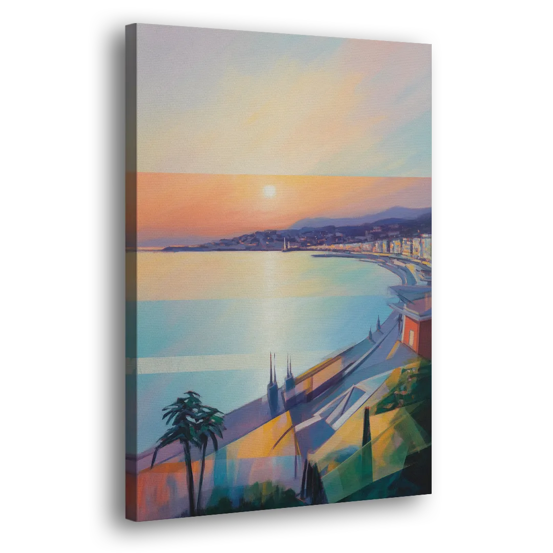 Sunset Over Nice Side - Canvas Wall Art