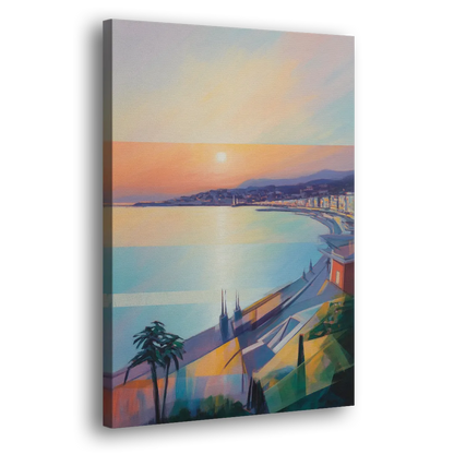 Sunset Over Nice Side - Canvas Wall Art