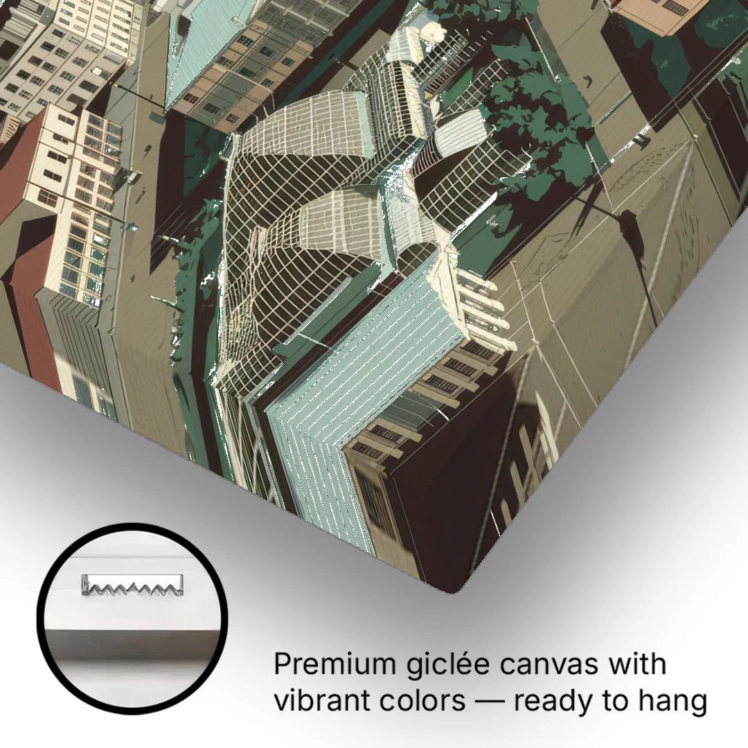 Tacoma Historic Landmarks - Canvas Wall Art - Gallery Wrap Corner