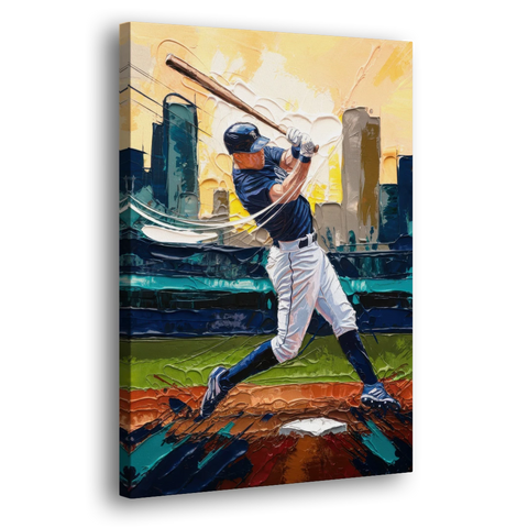 Tacoma Mariners Fan Tribute - Canvas Wall Art - Side