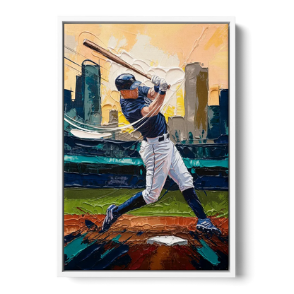 Tacoma Mariners Fan Tribute Front - White Canvas Wall Art