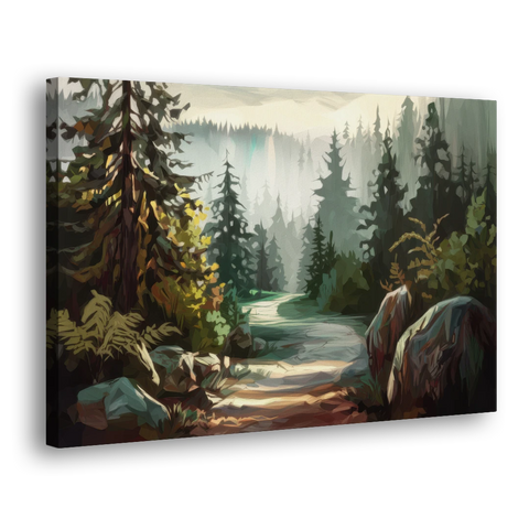 Tacoma Pacific Northwest Beauty - Canvas Wall Art - Side