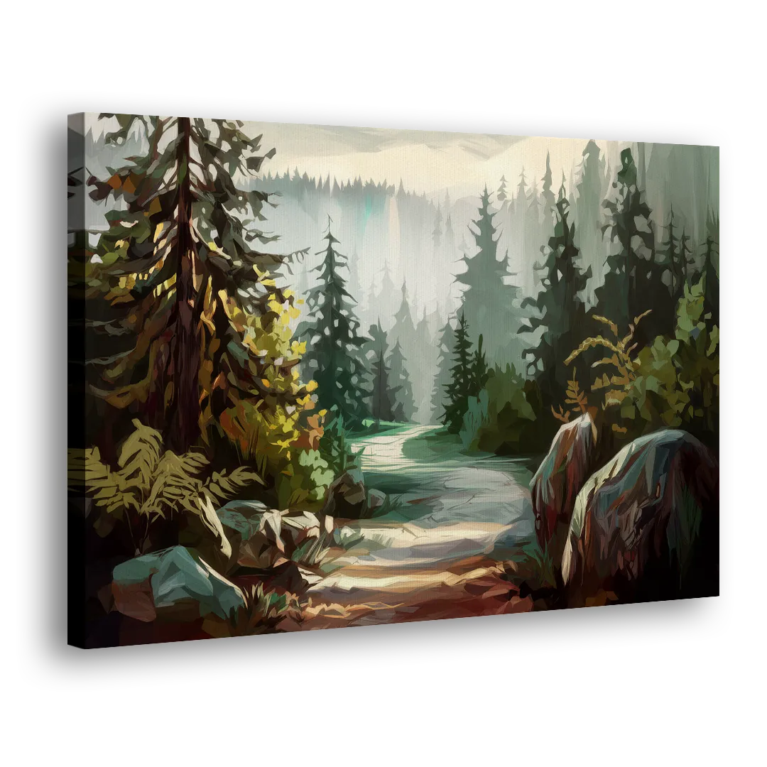 Tacoma Pacific Northwest Beauty Side - Canvas Wall Art