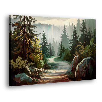 Tacoma Pacific Northwest Beauty Side - Canvas Wall Art