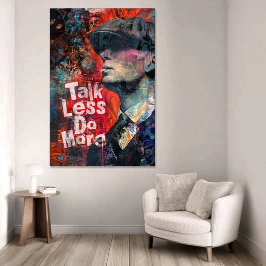 Talk Less Do More - Canvas Wall Art - Sofa - 40x60