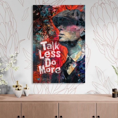 Talk Less Do More Sitting Room - Canvas Wall Art