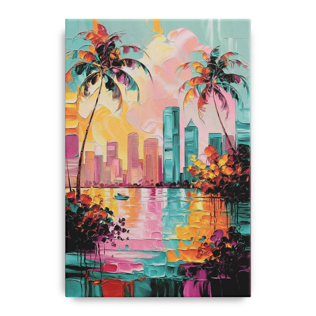 Tampa Bay Coastal Charm Front - Canvas Wall Art