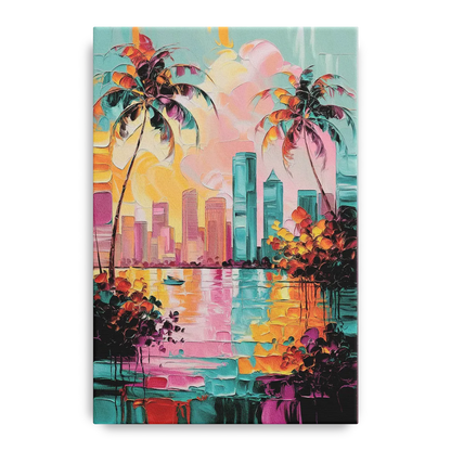 Tampa Bay Coastal Charm Front - Canvas Wall Art