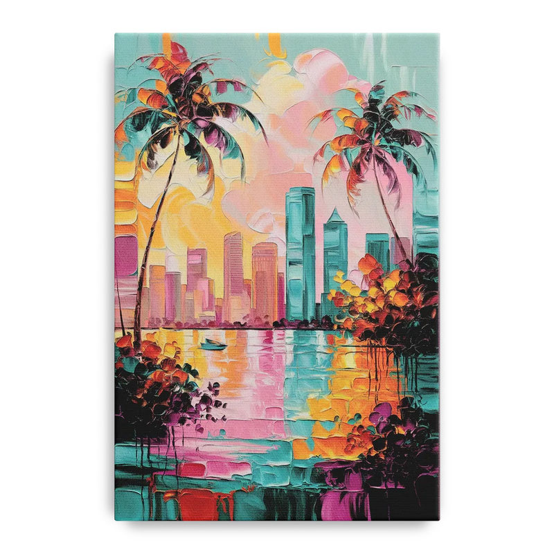 Tampa Bay Coastal Charm Front - Canvas Wall Art