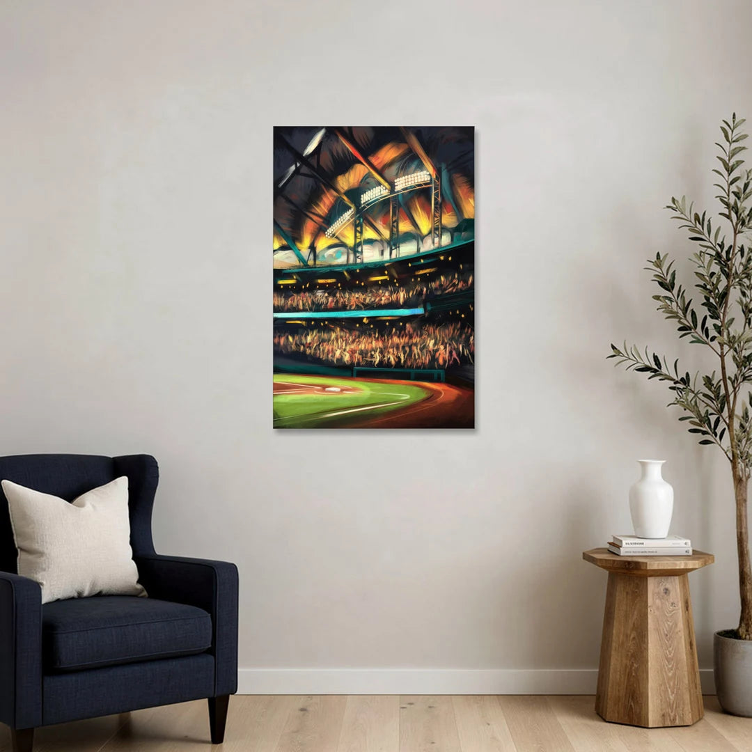 Tampa Bay Rays Game Day Energy - Canvas Wall Art - Sofa - 24x36