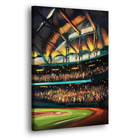 Tampa Bay Rays Game Day Energy - Canvas Wall Art