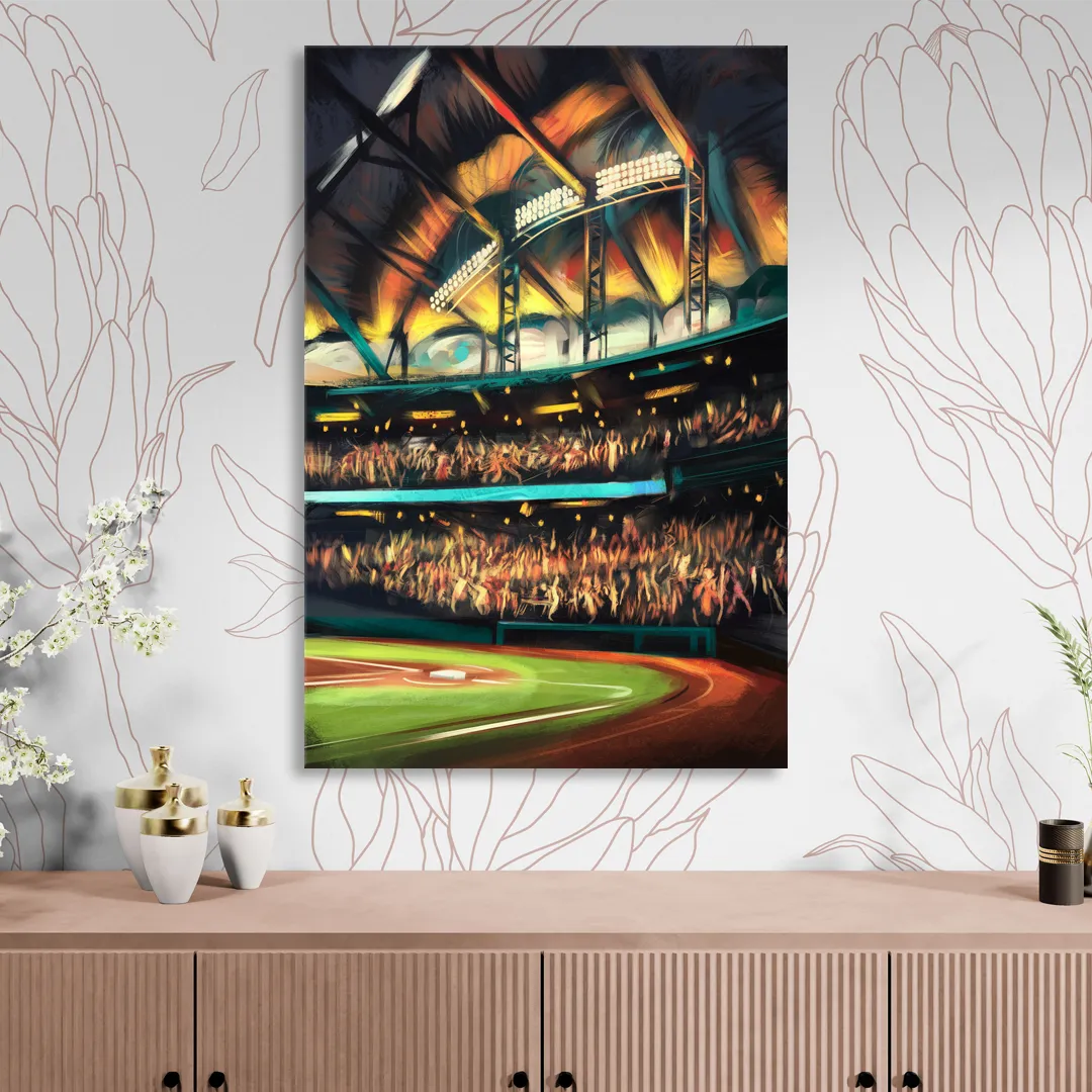 Tampa Bay Rays Game Day Energy Living Room - Canvas Wall Art
