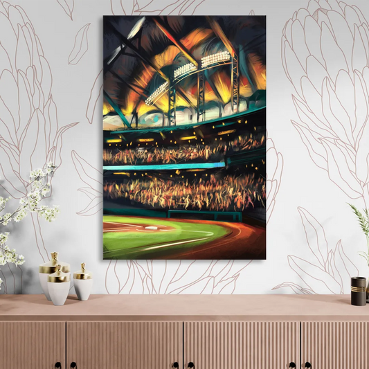 Tampa Bay Rays Game Day Energy Living Room - Canvas Wall Art