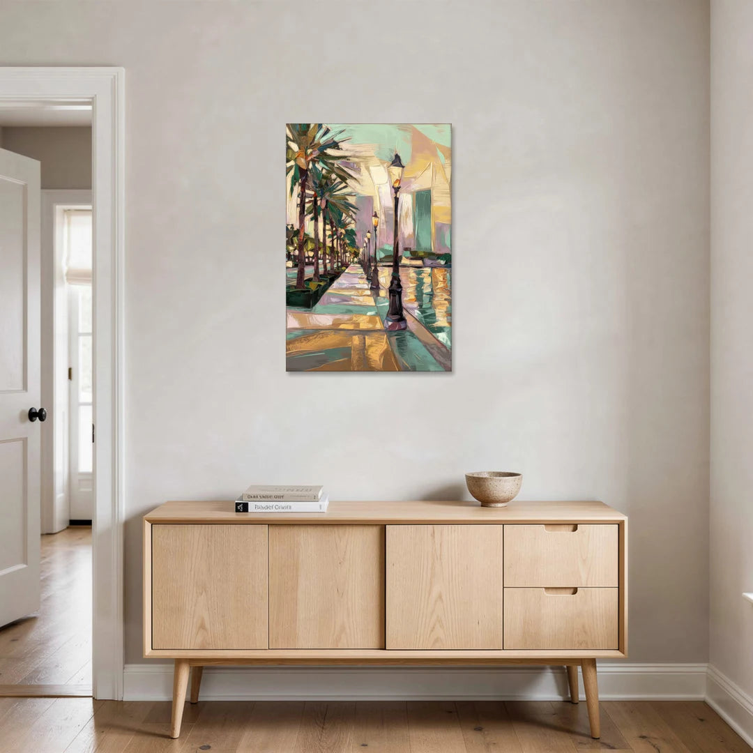 Tampa Bayshore Boulevard Scene - Canvas Wall Art - Coffee Table - 24x36