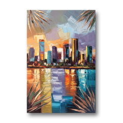 Tampa Downtown Harbor - Canvas Wall Art - Front