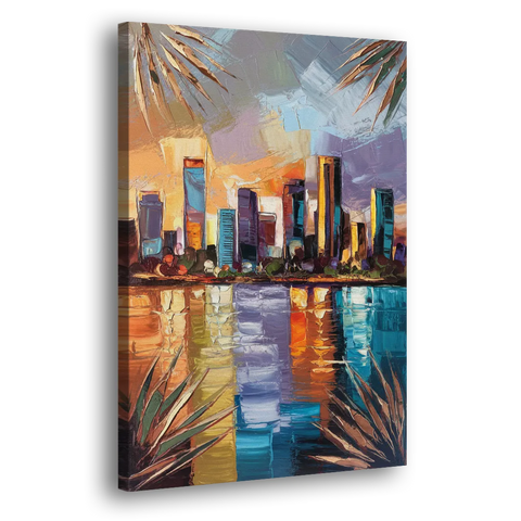 Tampa Downtown Harbor - Canvas Wall Art