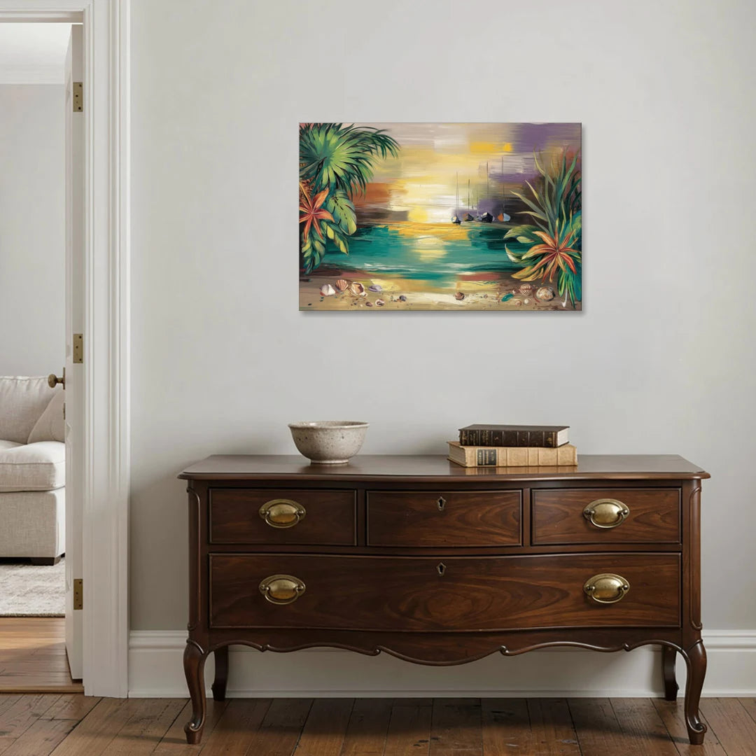 Tampa Waterfront Serenity - Canvas Wall Art - Coffee Table - 36x24