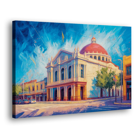 Teatro Macedonio Alcalá - Canvas Wall Art