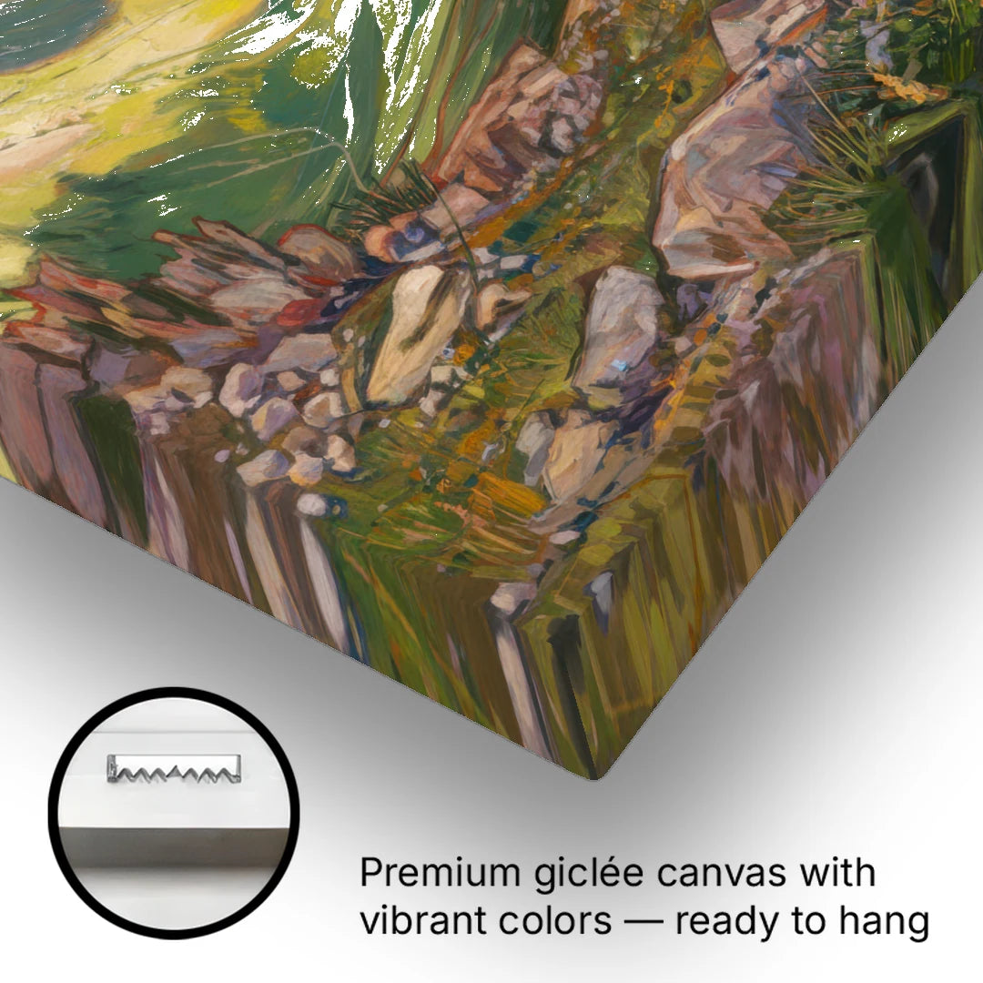 Telluride Rocky Mountain Peaks - Canvas Wall Art - Gallery Wrap Corner