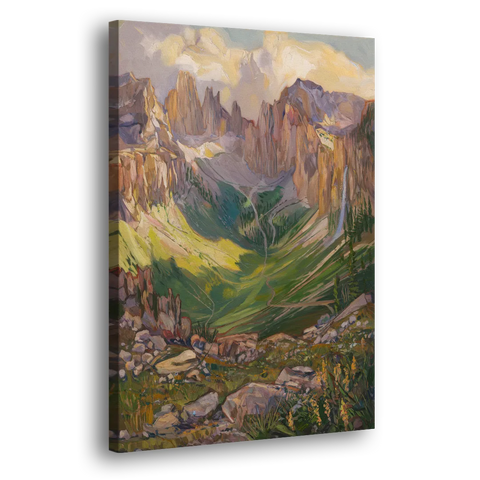 Telluride Rocky Mountain Peaks - Canvas Wall Art