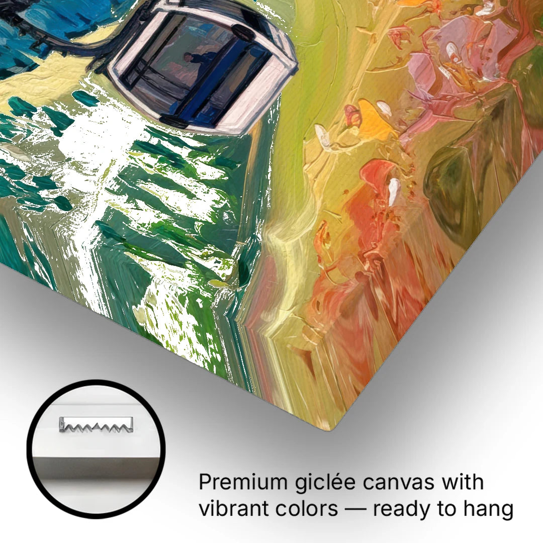 Telluride Scenic Gondola Ride - Canvas Wall Art - Gallery Wrap Corner