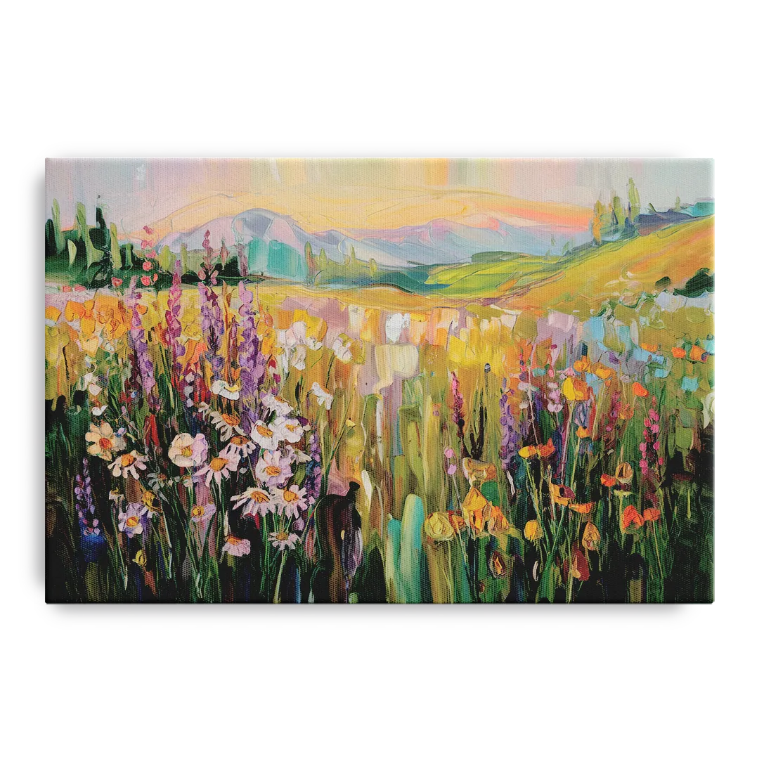 Telluride Summer Wildflowers Front - Canvas Wall Art