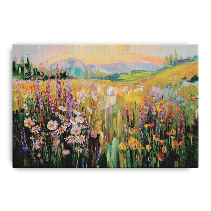 Telluride Summer Wildflowers Front - Canvas Wall Art