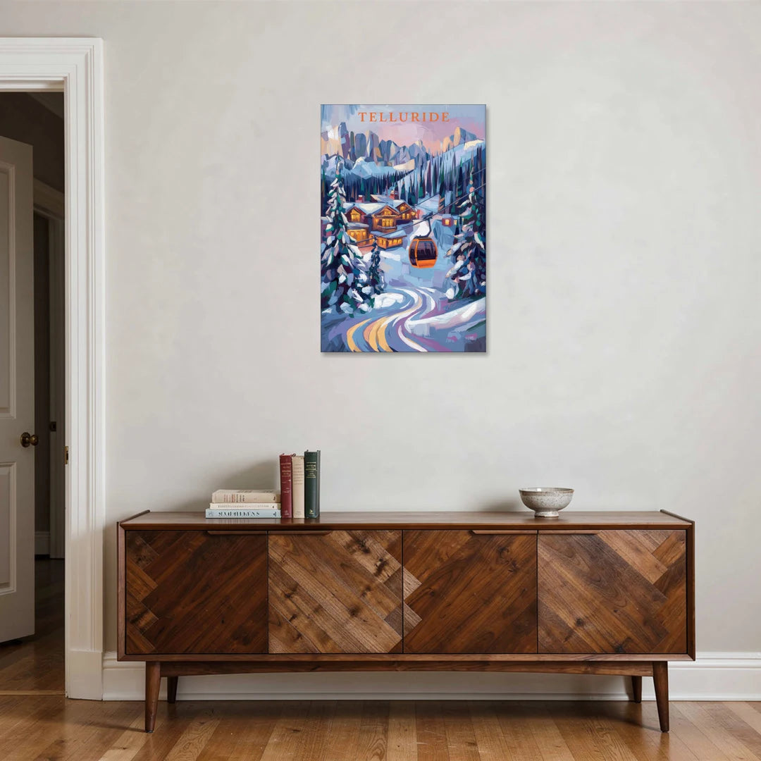Telluride Winter Wonderland - Canvas Wall Art - Coffee Table - 24x36