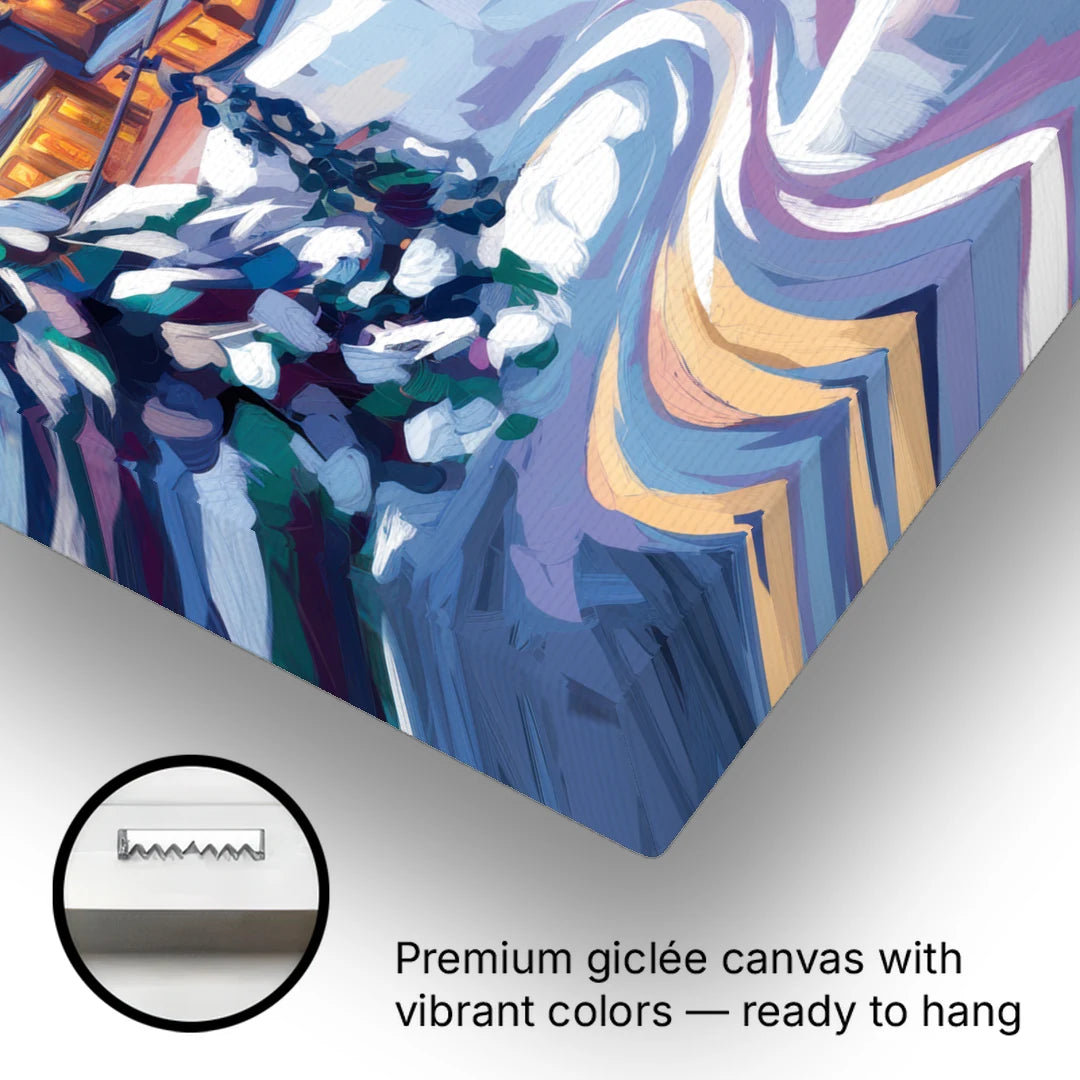 Telluride Winter Wonderland - Canvas Wall Art - Gallery Wrap Corner