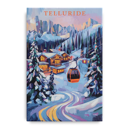 Telluride Winter Wonderland Front - Canvas Wall Art