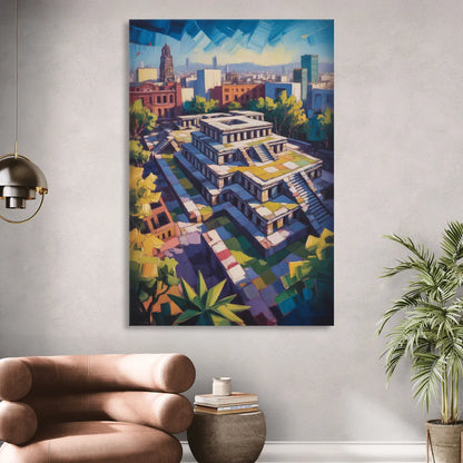 Templo Mayor Ruins Sitting Room - Canvas Wall Art