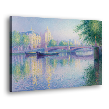 Thames Reflections Side - Canvas Wall Art