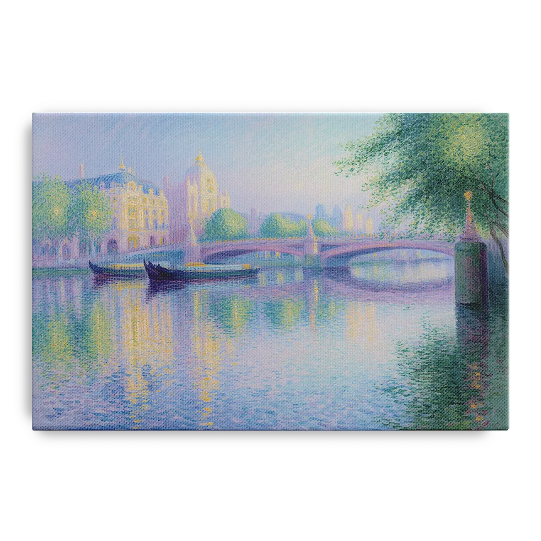 Thames Reflections Front - Canvas Wall Art