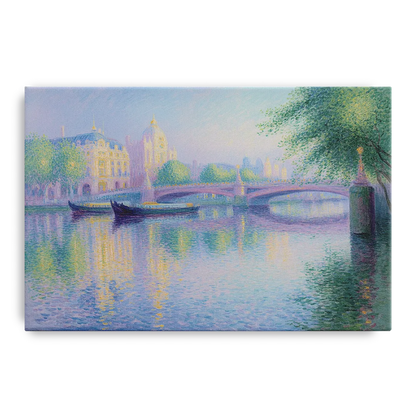 Thames Reflections Front - Canvas Wall Art