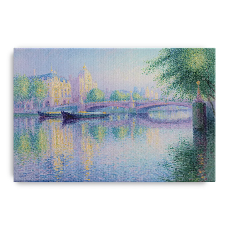 Thames Reflections Front - Canvas Wall Art