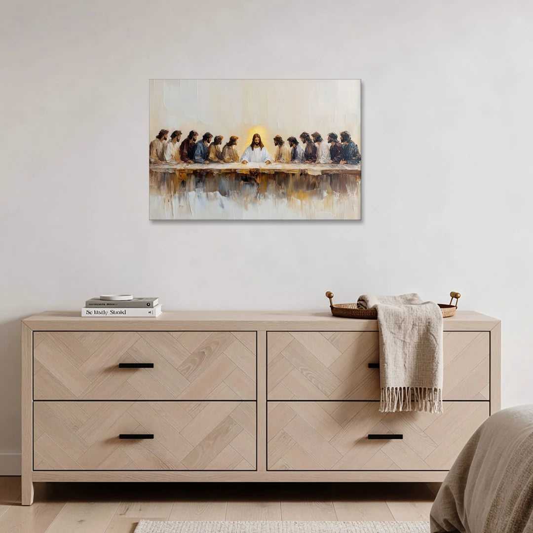 The Last Supper Modern Christian - Canvas Wall Art - Coffee Table - 36x24