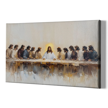 The Last Supper Modern Christian - Canvas Print Art Sides