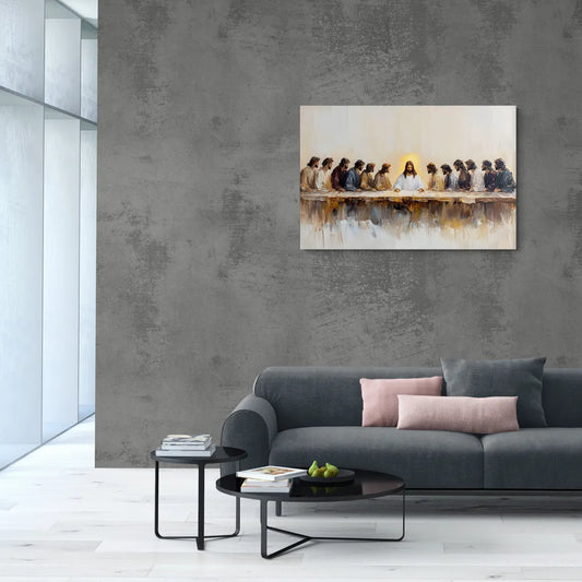 The Last Supper Modern Christian - Canvas Wall Art Living Room