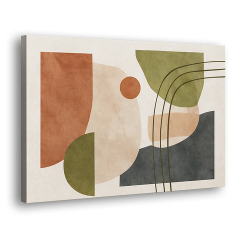The Modern Composition - Canvas Wall Art - Side