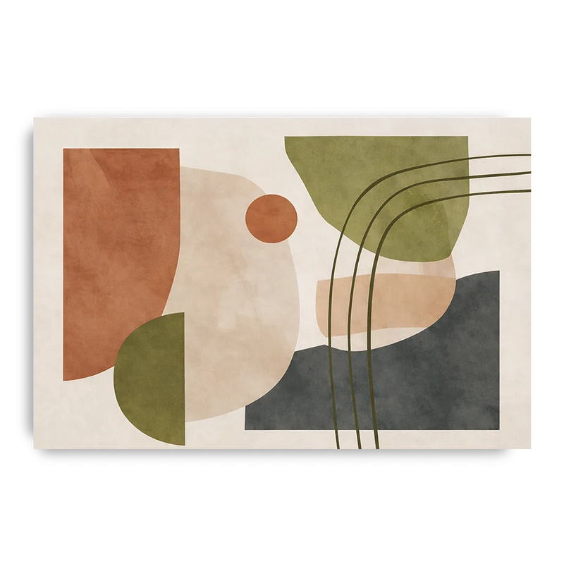 The Modern Composition Front - Canvas Wall Art