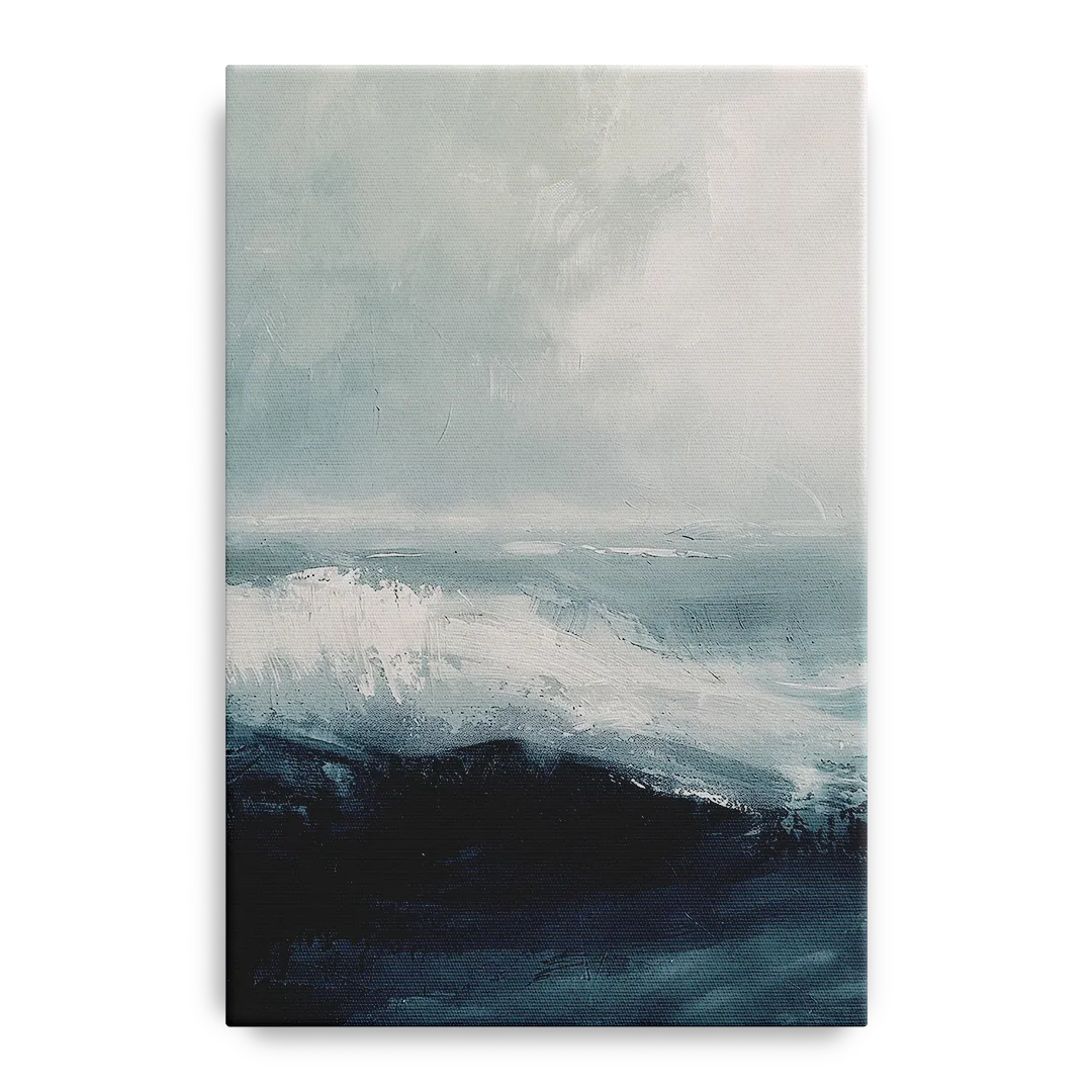 The Wave Breathes Front - Canvas Wall Art