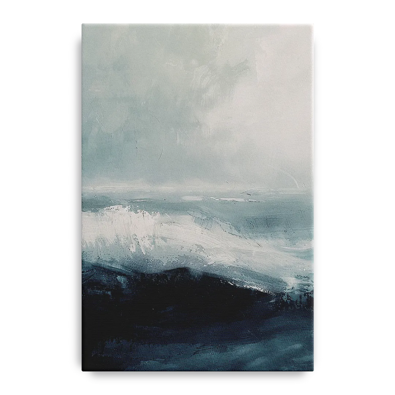 The Wave Breathes Front - Canvas Wall Art