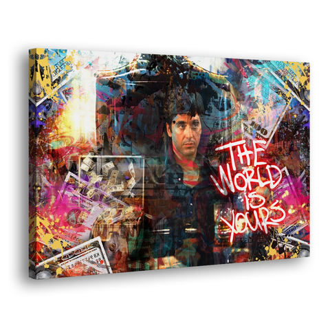 The World is Yours - Canvas Wall Art - Side