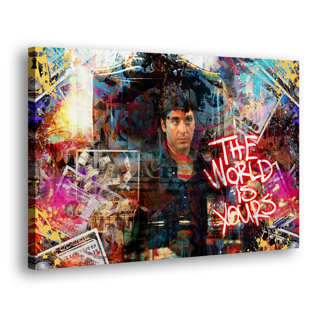 The World is Yours Side - Canvas Wall Art