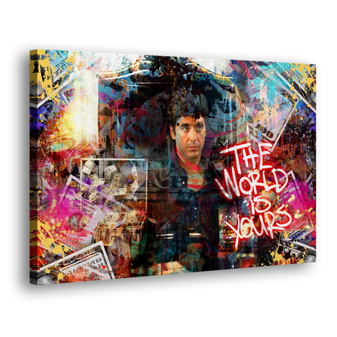 The World is Yours - Canvas Wall Art