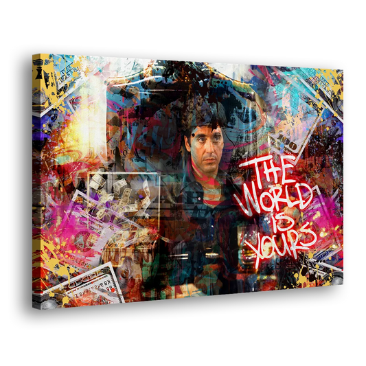 The World is Yours Side - Canvas Wall Art