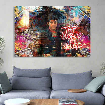 The World is Yours Sitting Room - Canvas Wall Art