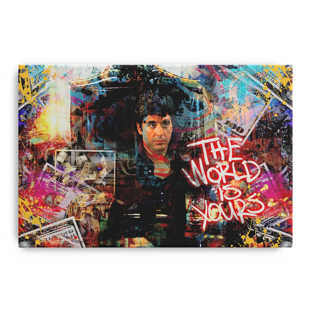 The World is Yours Front - Canvas Wall Art