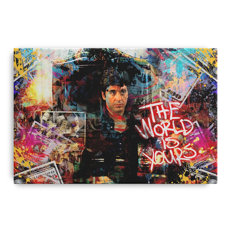 The World is Yours Front - Canvas Wall Art