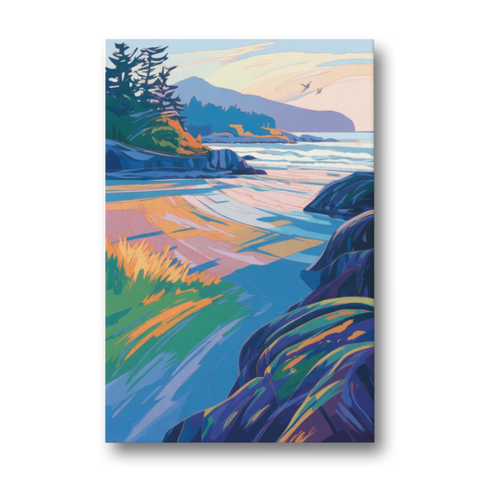 Tofino Coastline - Canvas Wall Art - Front